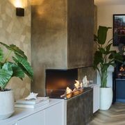 Decoflame Montreal Open Three-Sided Net Zero Fireplace gallery detail image