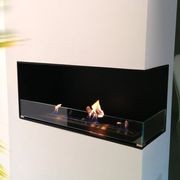 Decoflame Montreal Right Corner BEV Net Zero Fireplace gallery detail image