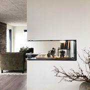 Decoflame Montreal Room Divider BEV Net Zero Fireplace gallery detail image