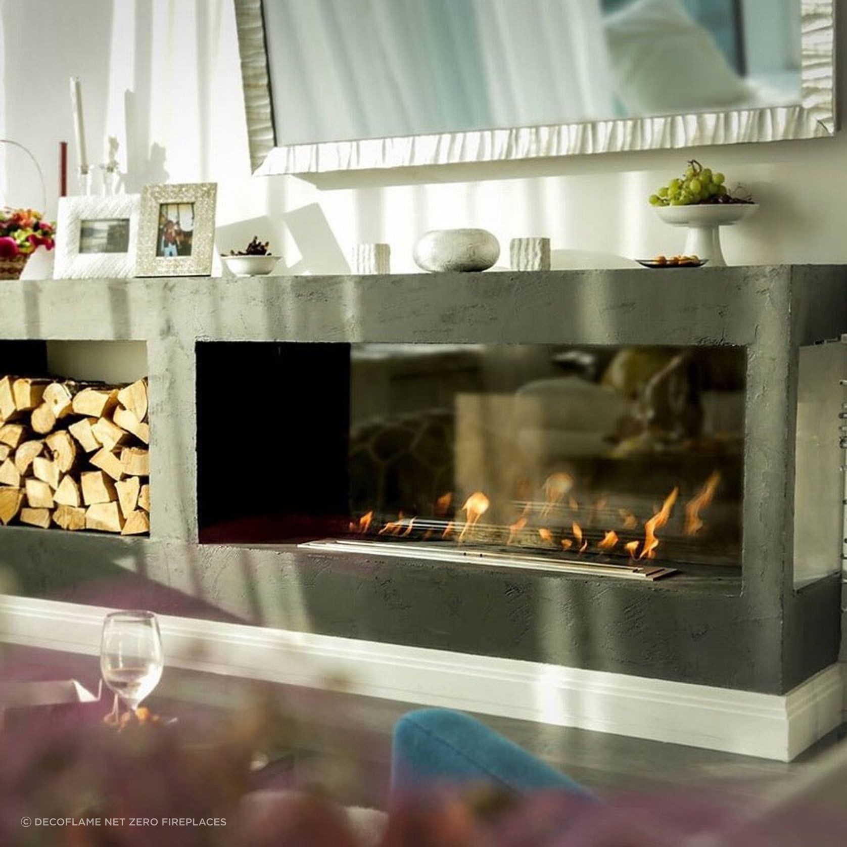 Decoflame Net Zero Fireplace Inserts Automatic Refill gallery detail image
