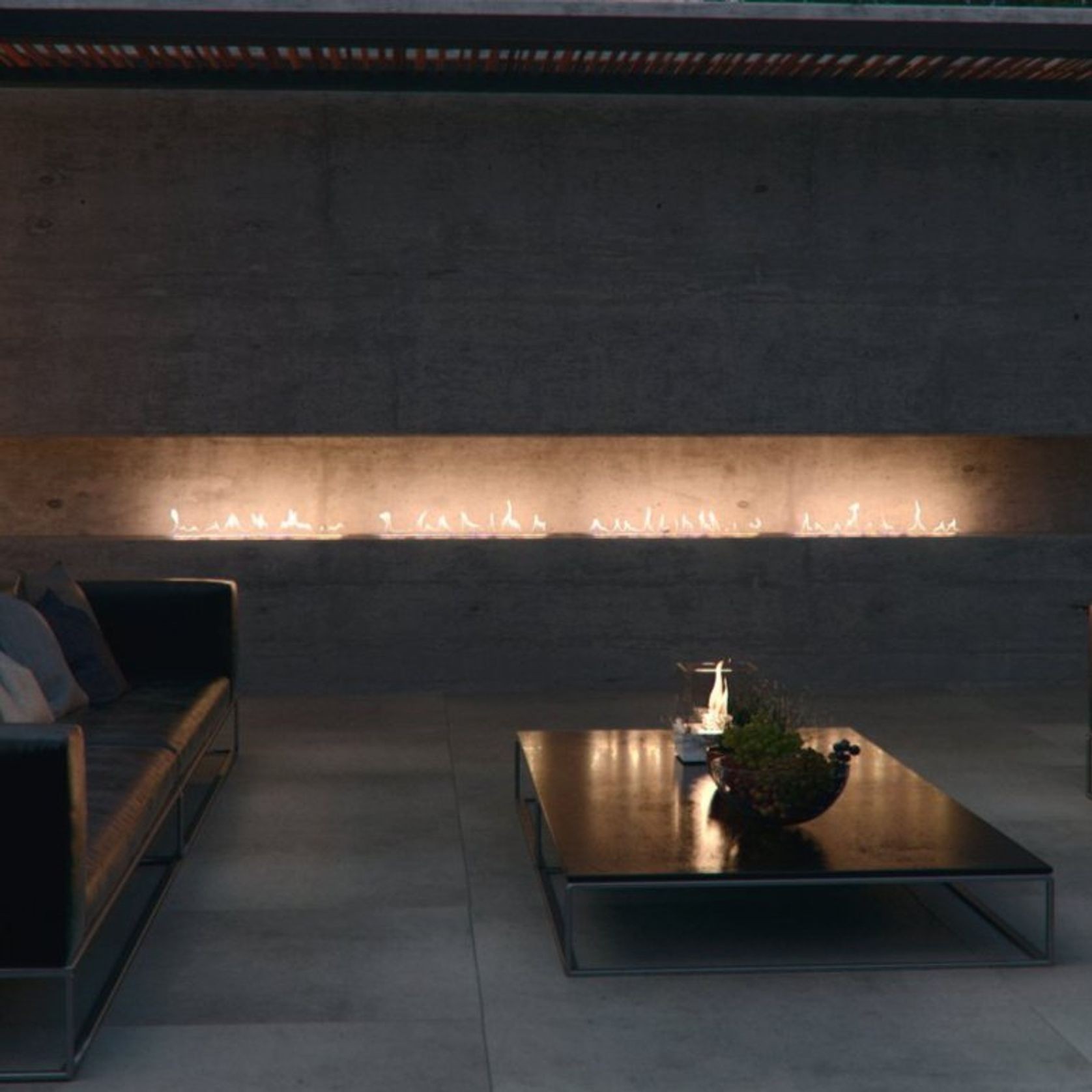 Decoflame Outdoor Net Zero Built-in Fireplace Insert gallery detail image