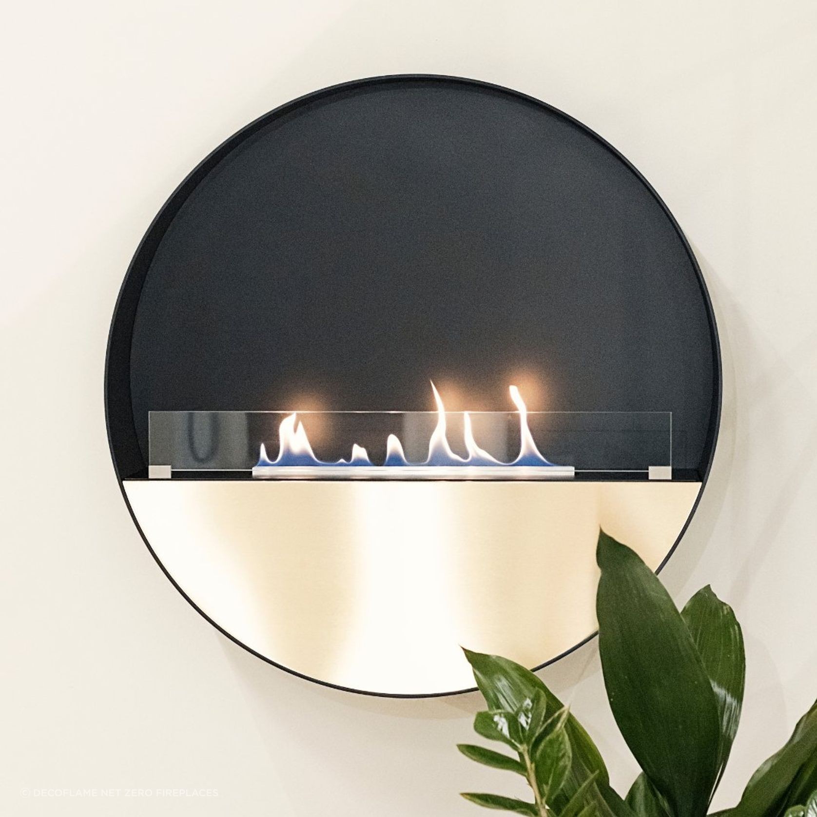 Decoflame Tokyo Wall Mounted BEV Net Zero Fireplace gallery detail image