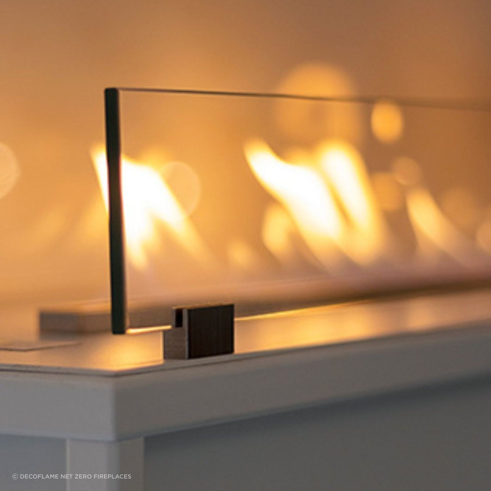 Decoflame Torino Wall Mounted BEV Net Zero Fireplace gallery detail image