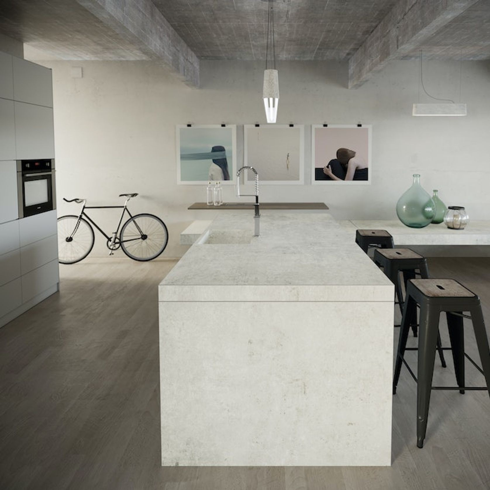 Dekton, Benchtop, Lunar gallery detail image