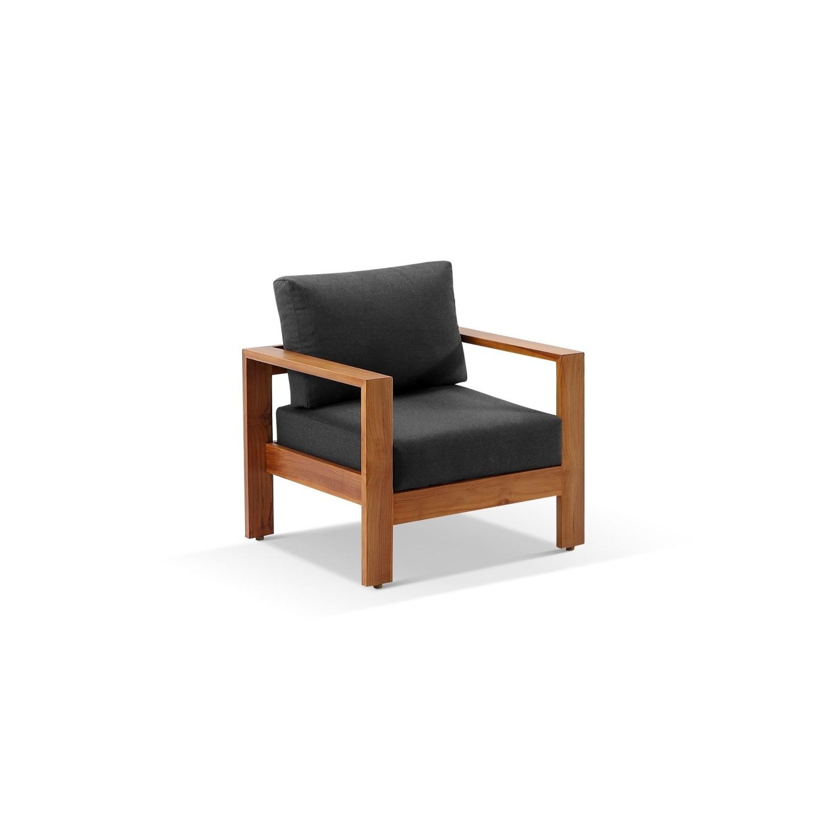 Delta 4pc Teak Lounge Set - Sooty Sunbrella gallery detail image