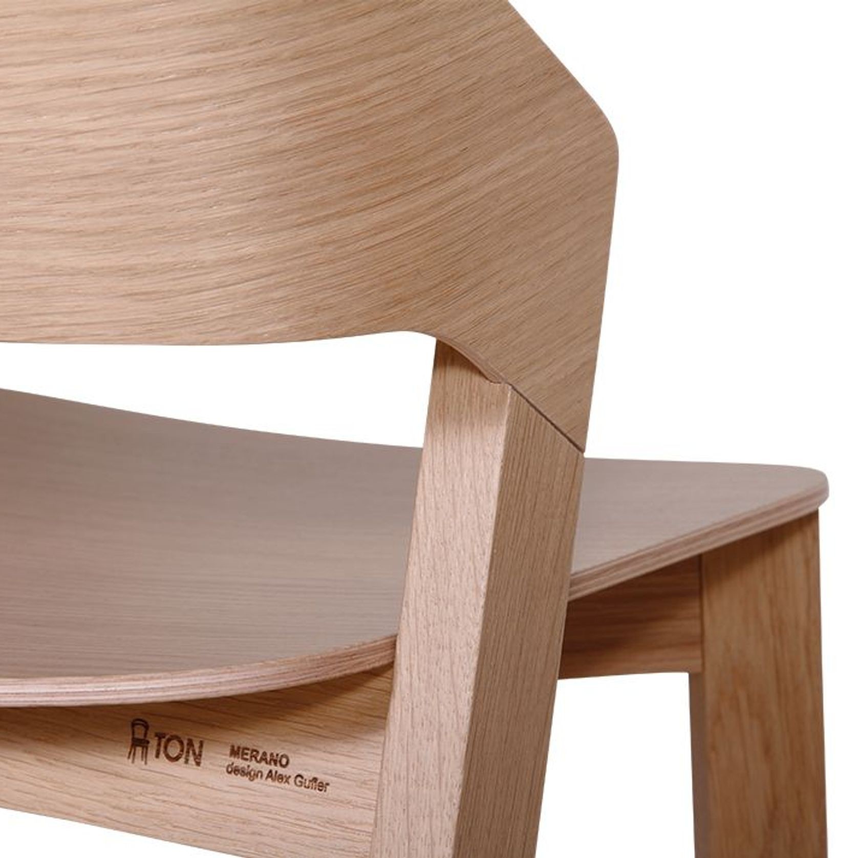 Merano Stool - Natural Oak - by TON gallery detail image
