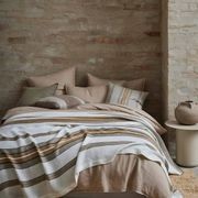 Weave Home Franco Cushion - Linen | 50 x 50cm gallery detail image