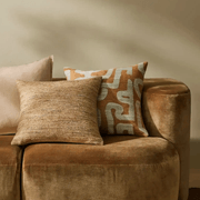 Weave Home Vista Cushion - Sunset | Chunky Linen/Wool Blend gallery detail image