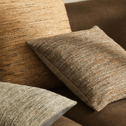 Weave Home Vista Cushion - Natural | Chunky Linen/Wool Blend gallery detail image