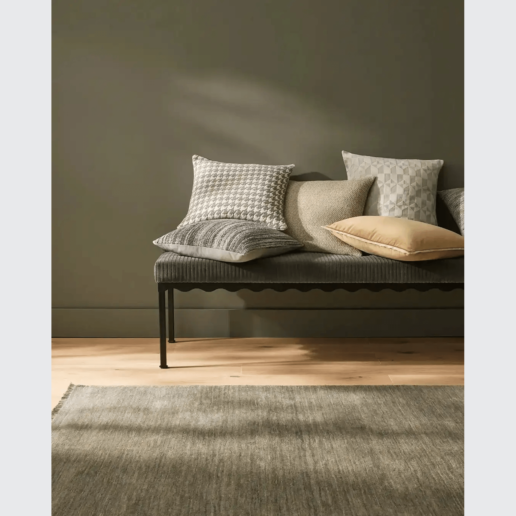 Weave Home Nicolo Cushion - Spruce gallery detail image