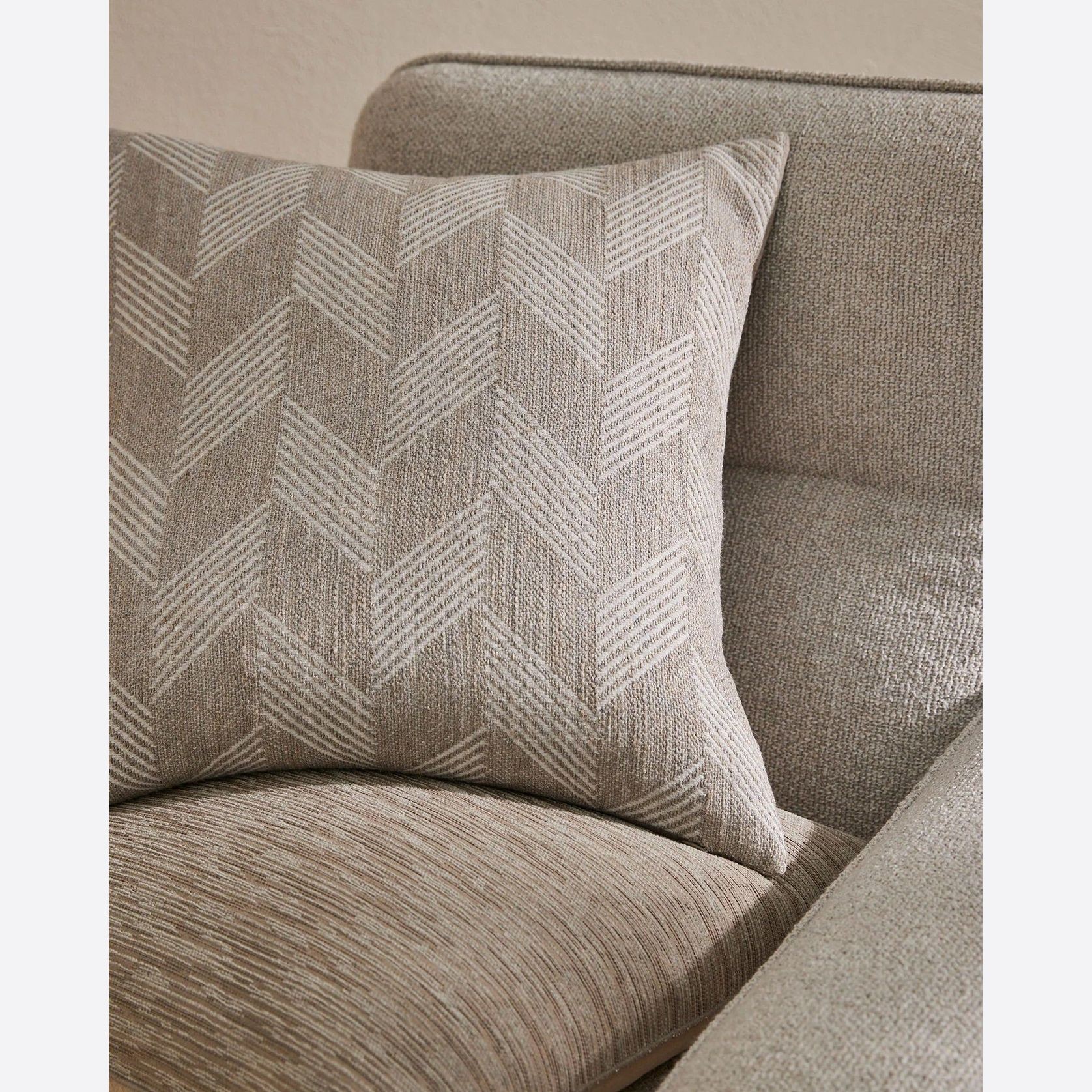 Weave Home Dania Cushion Cover - Oyster | 50 x 50cm gallery detail image