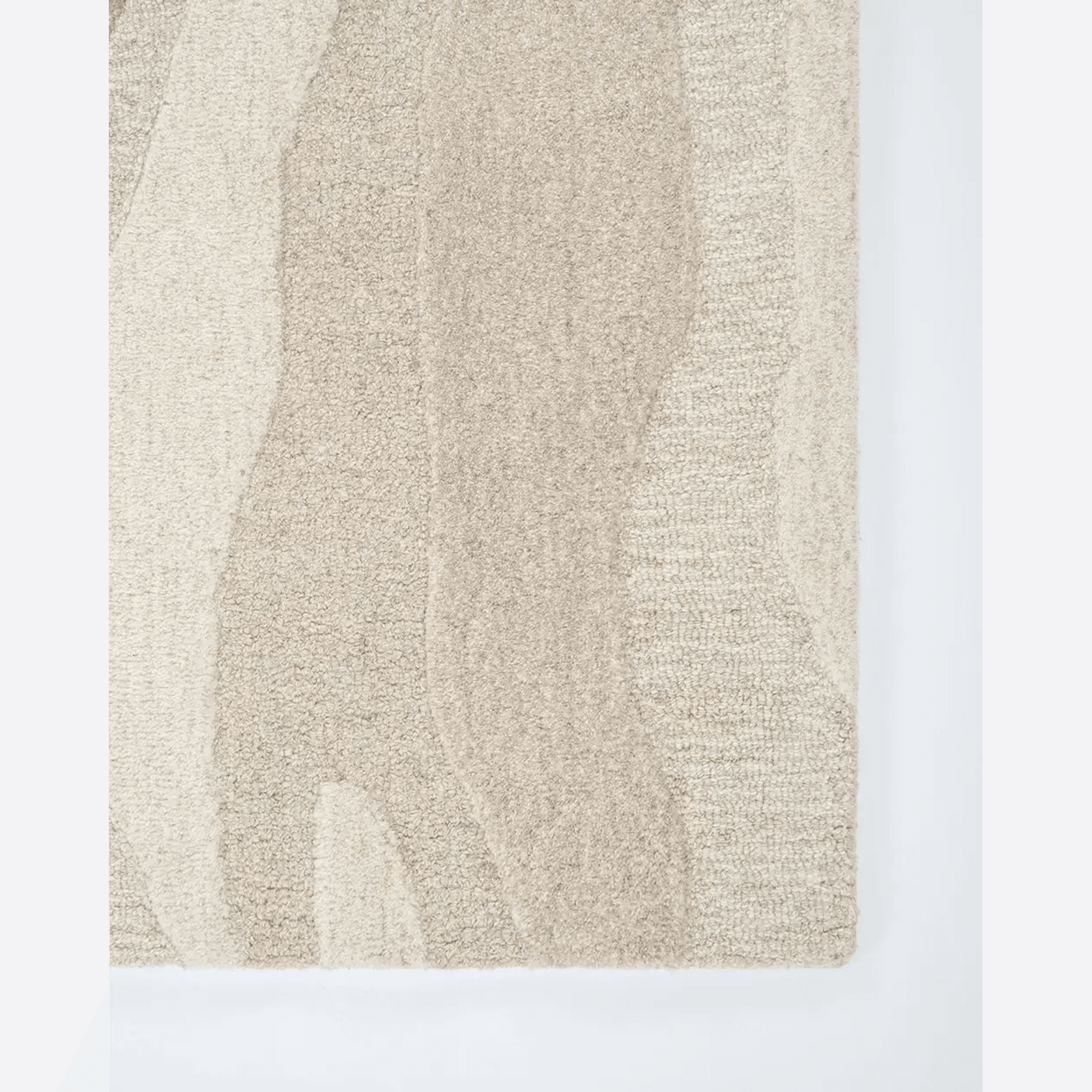 Baya Shoreline 100% Wool Rug - Sand gallery detail image