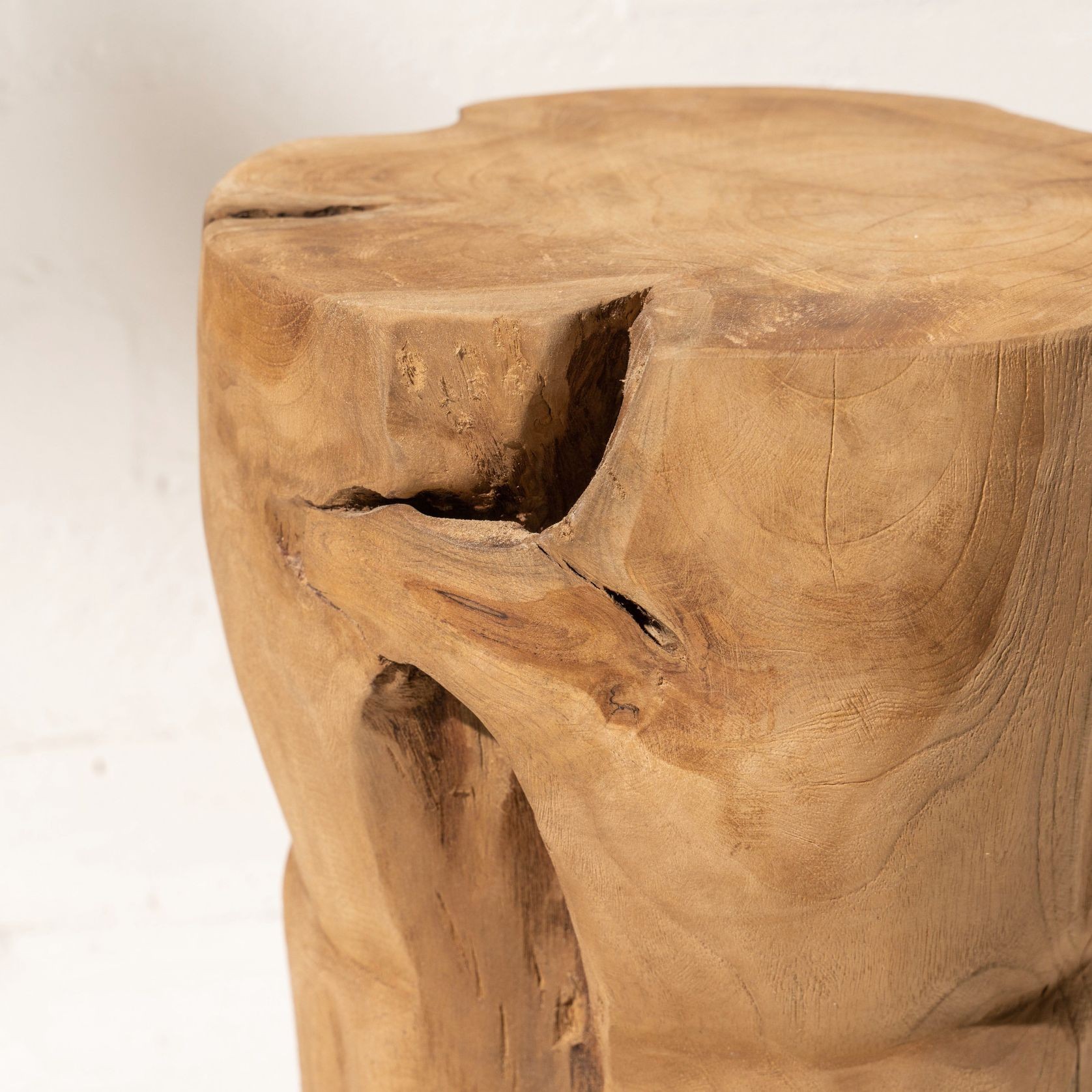 Devi Hourglass Tree Stump Stool gallery detail image