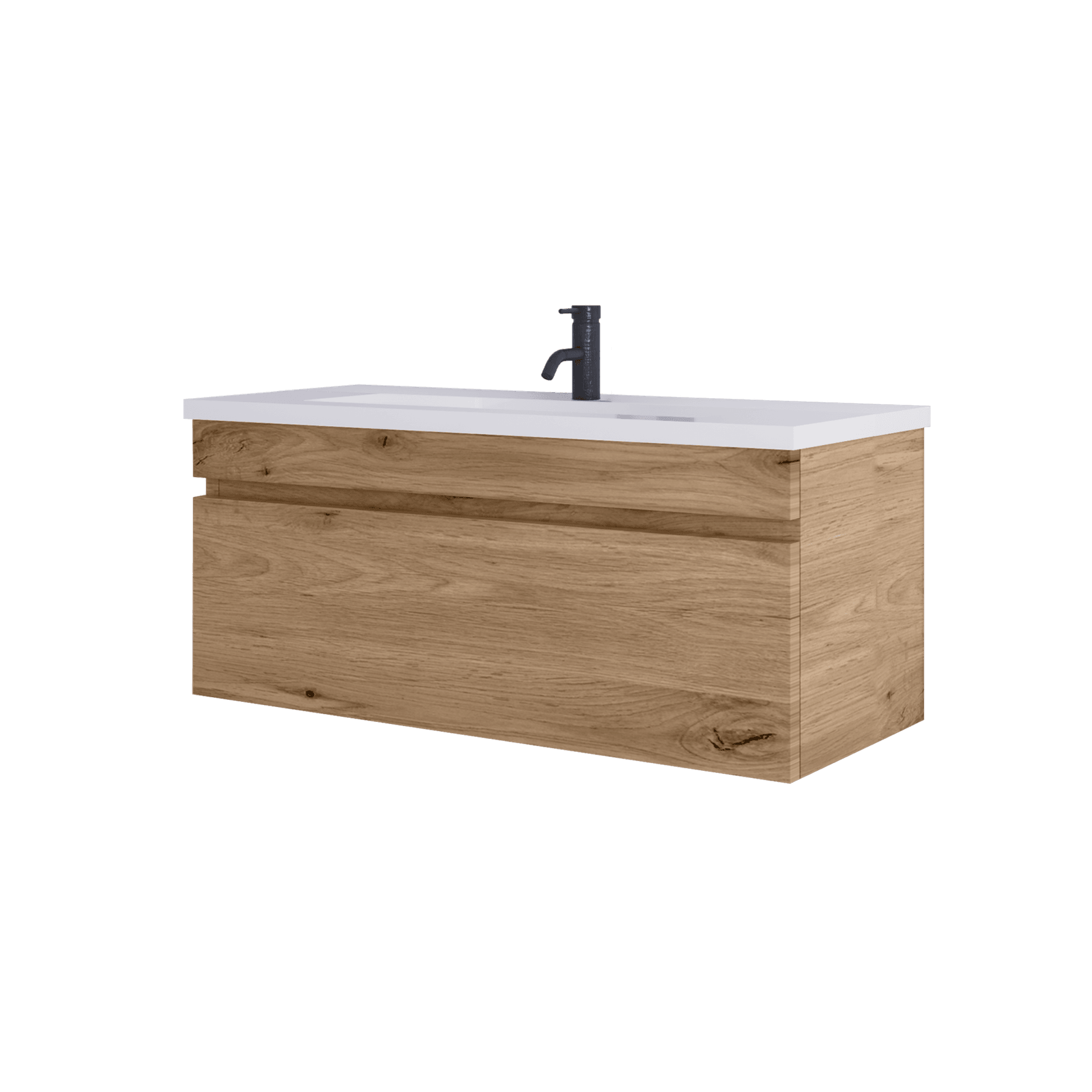 CODE Lux 1200 Slim Single Drawer Vanity Range - 5 Colours gallery detail image