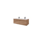 Code Lux 1500 Double Sink 2 Drawer Vanity - 5 Colours gallery detail image