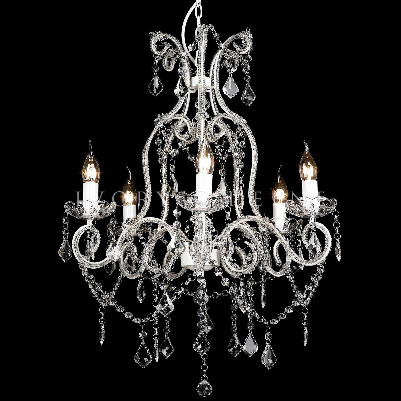 Dignity Chandelier - White gallery detail image