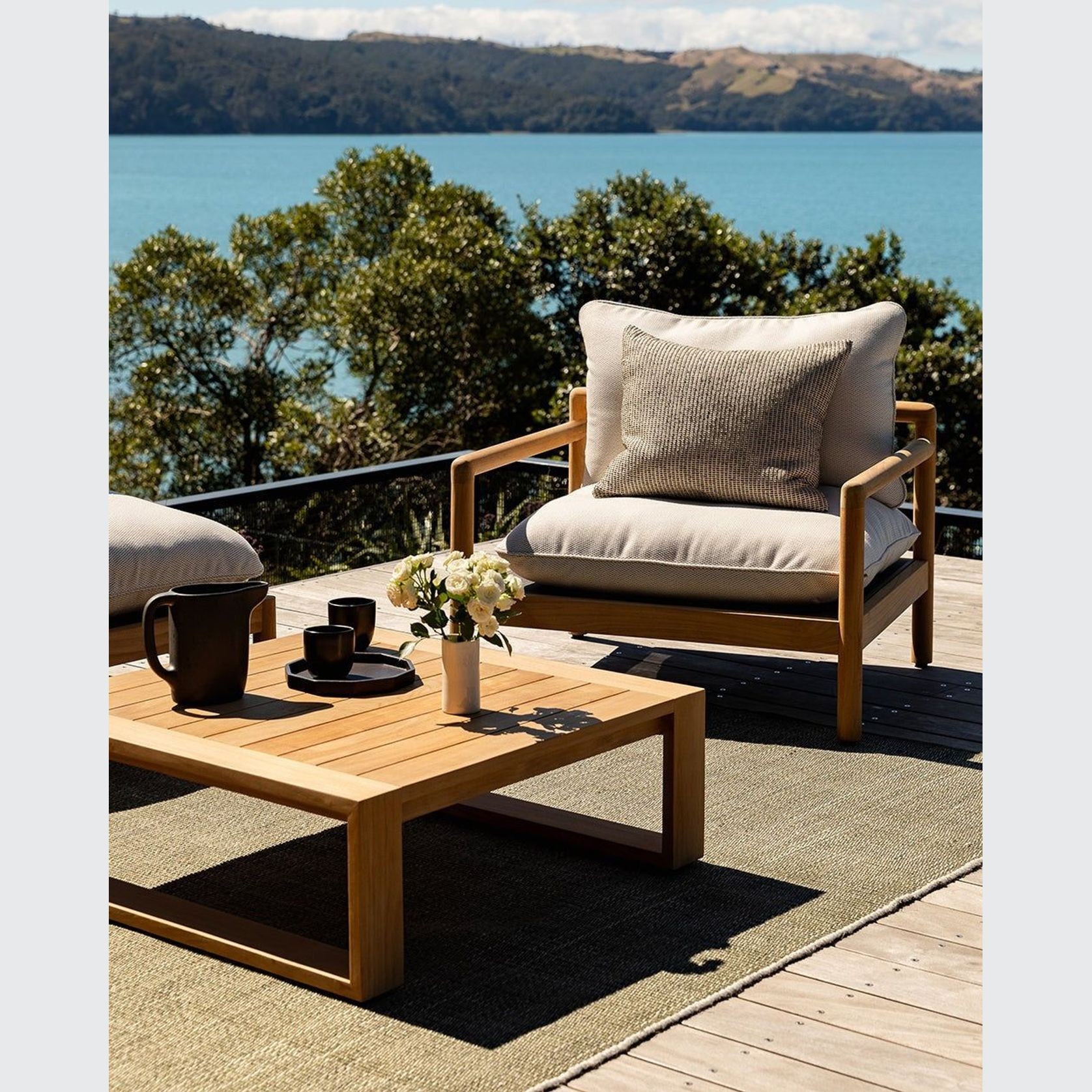 Baya Diver In & Outdoor Cushion - Mangrove | 45 x 55cm gallery detail image
