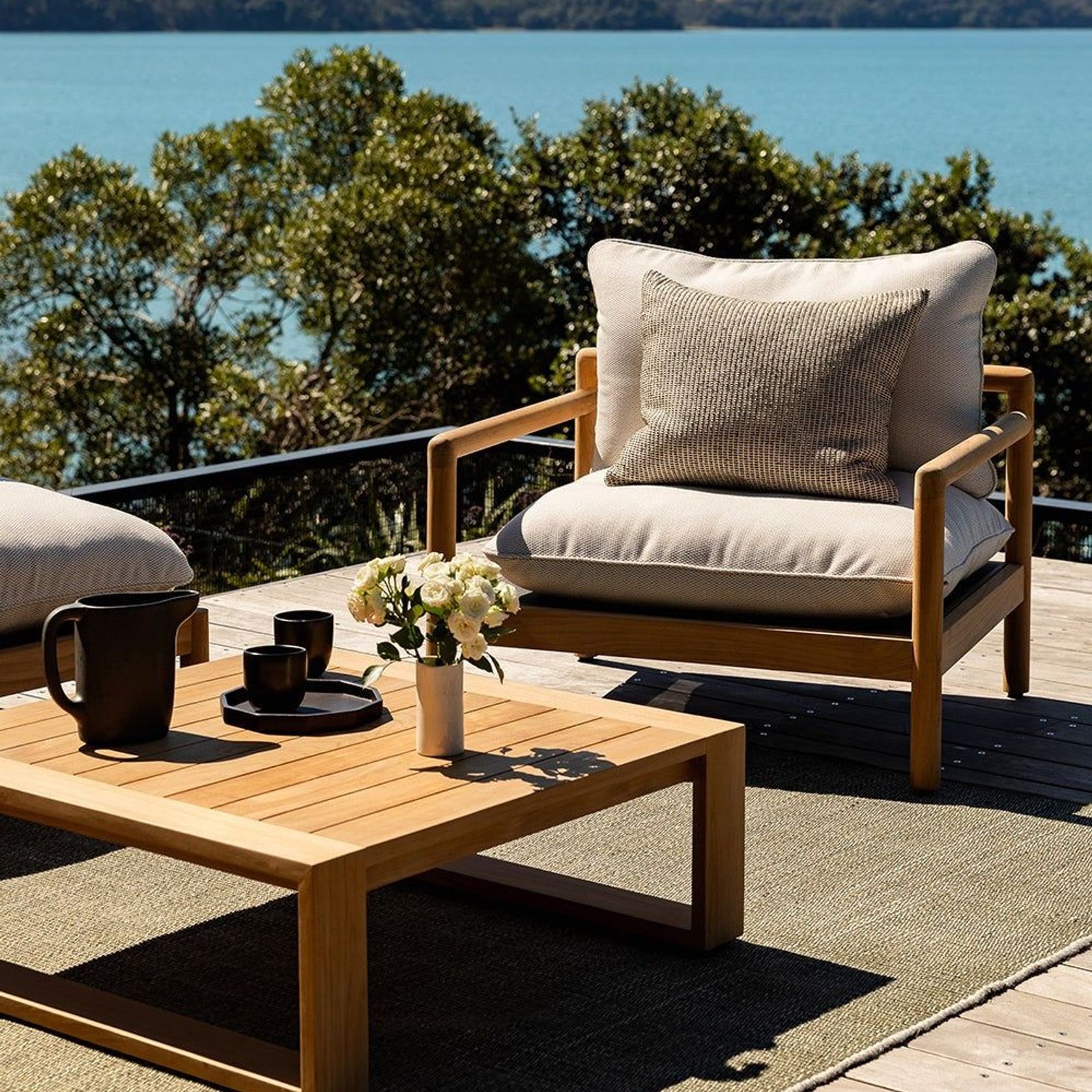 Baya Diver In & Outdoor Cushion - Mangrove | 45 x 55cm gallery detail image