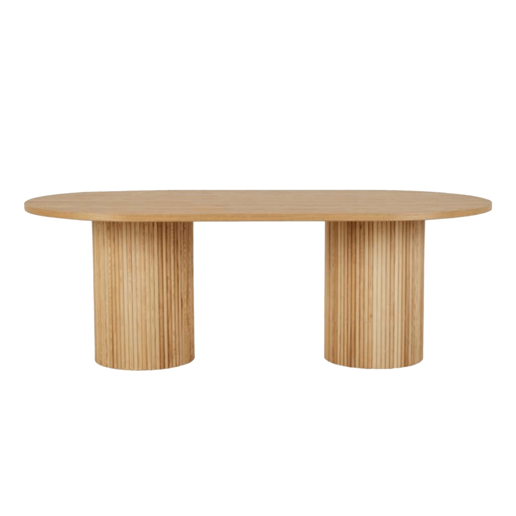 Benjamin Ripple Oval Dining Table - 8 Seater gallery detail image