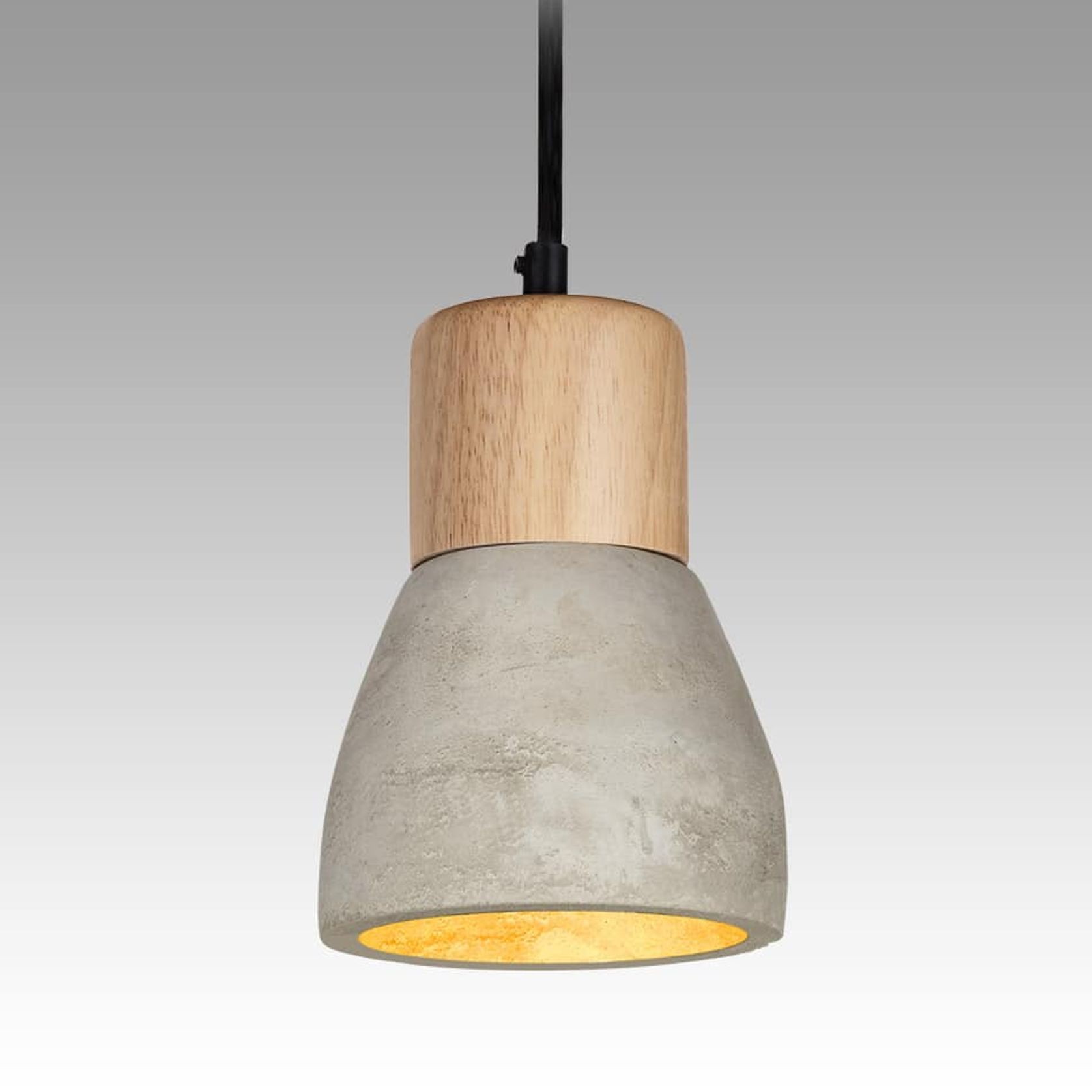 Concrete Duke Pendant (Grey) gallery detail image