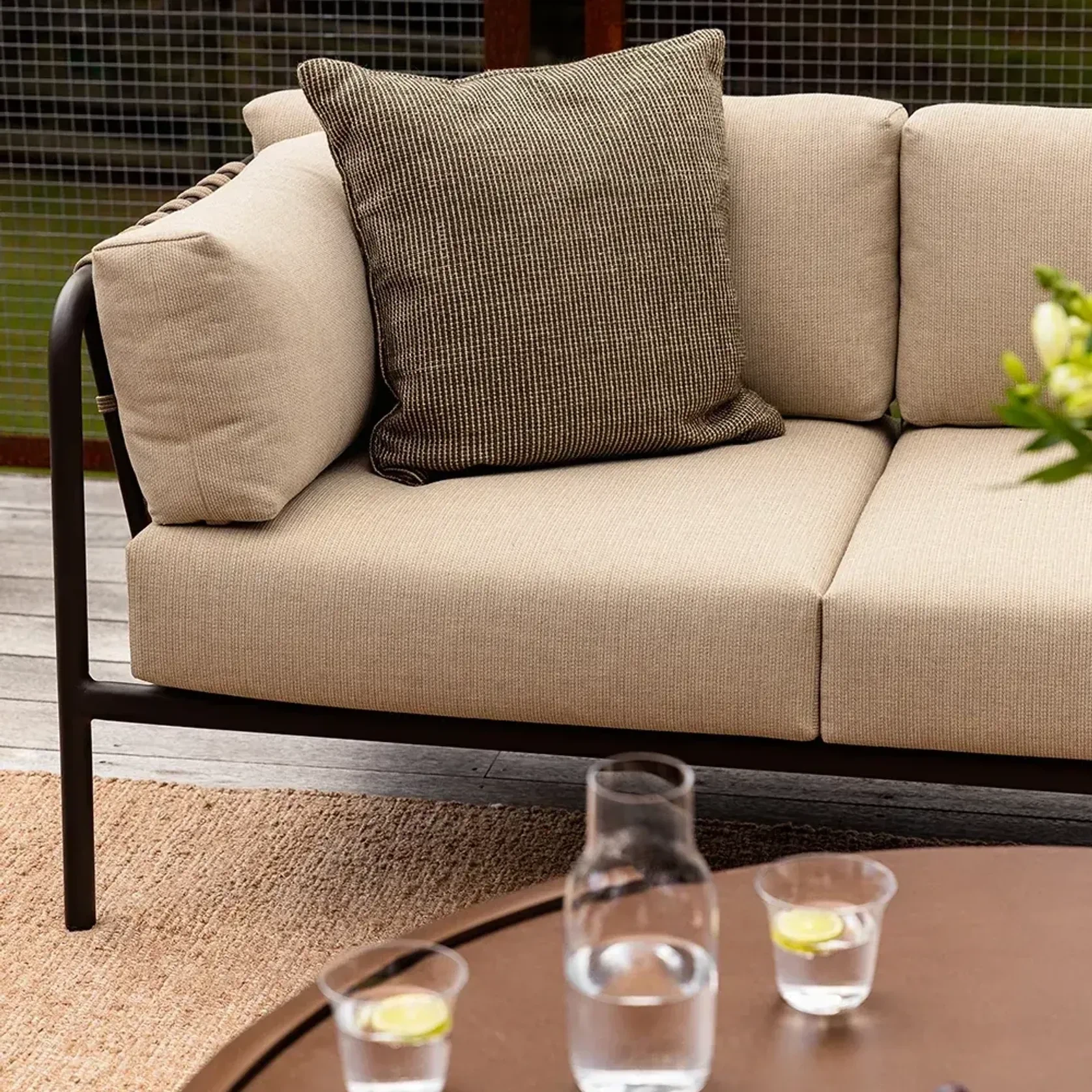 Dune Outdoor Throw Cushion gallery detail image