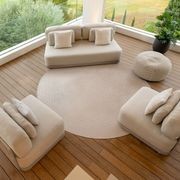 Durbuy Armless 3pc Rope Outdoor Lounge Setting gallery detail image