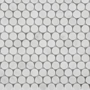 Carrara Penny Round Honed gallery detail image