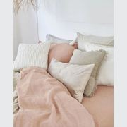 Dolce Cushion Natural/White 50x50 gallery detail image