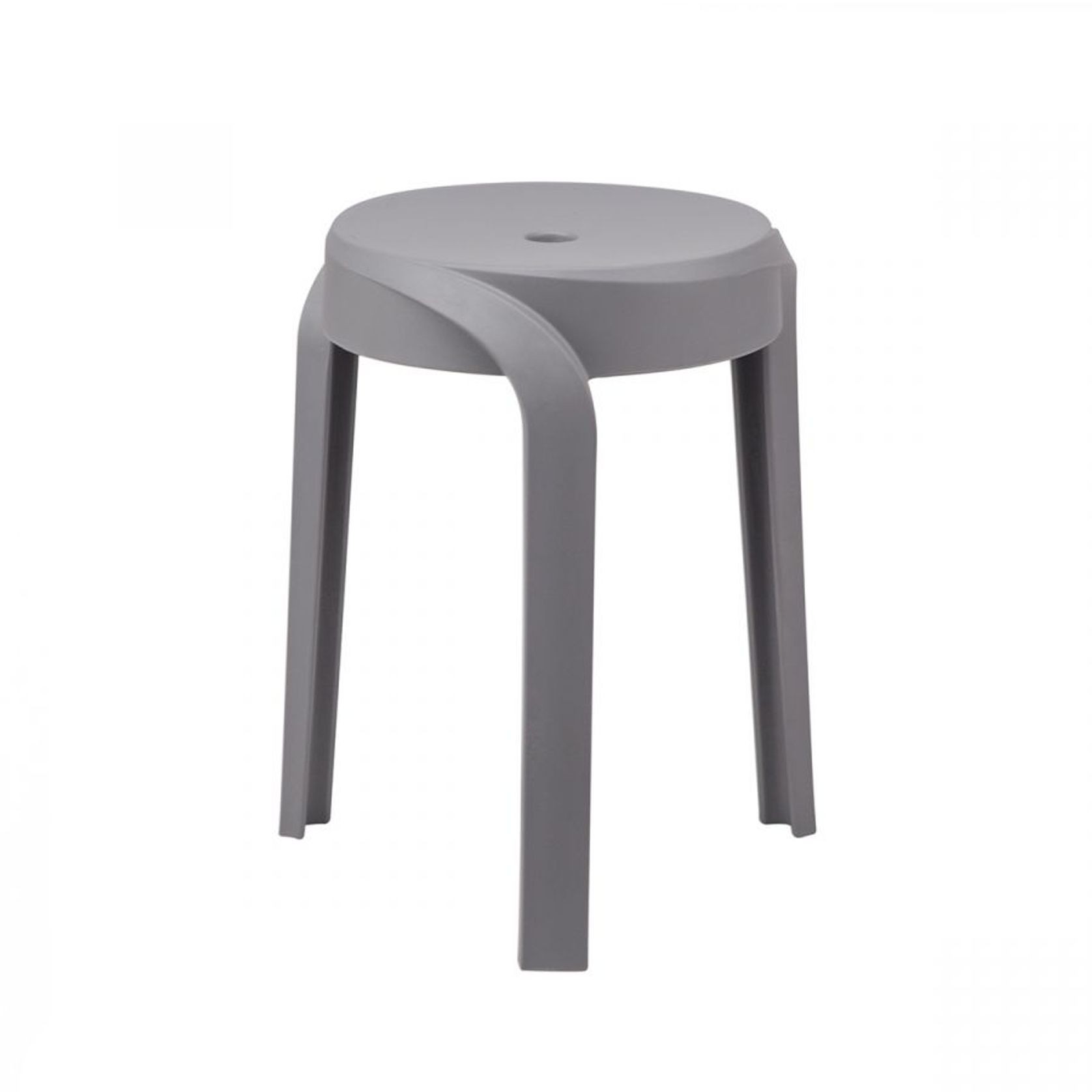 Wiru Grey PP Stool gallery detail image
