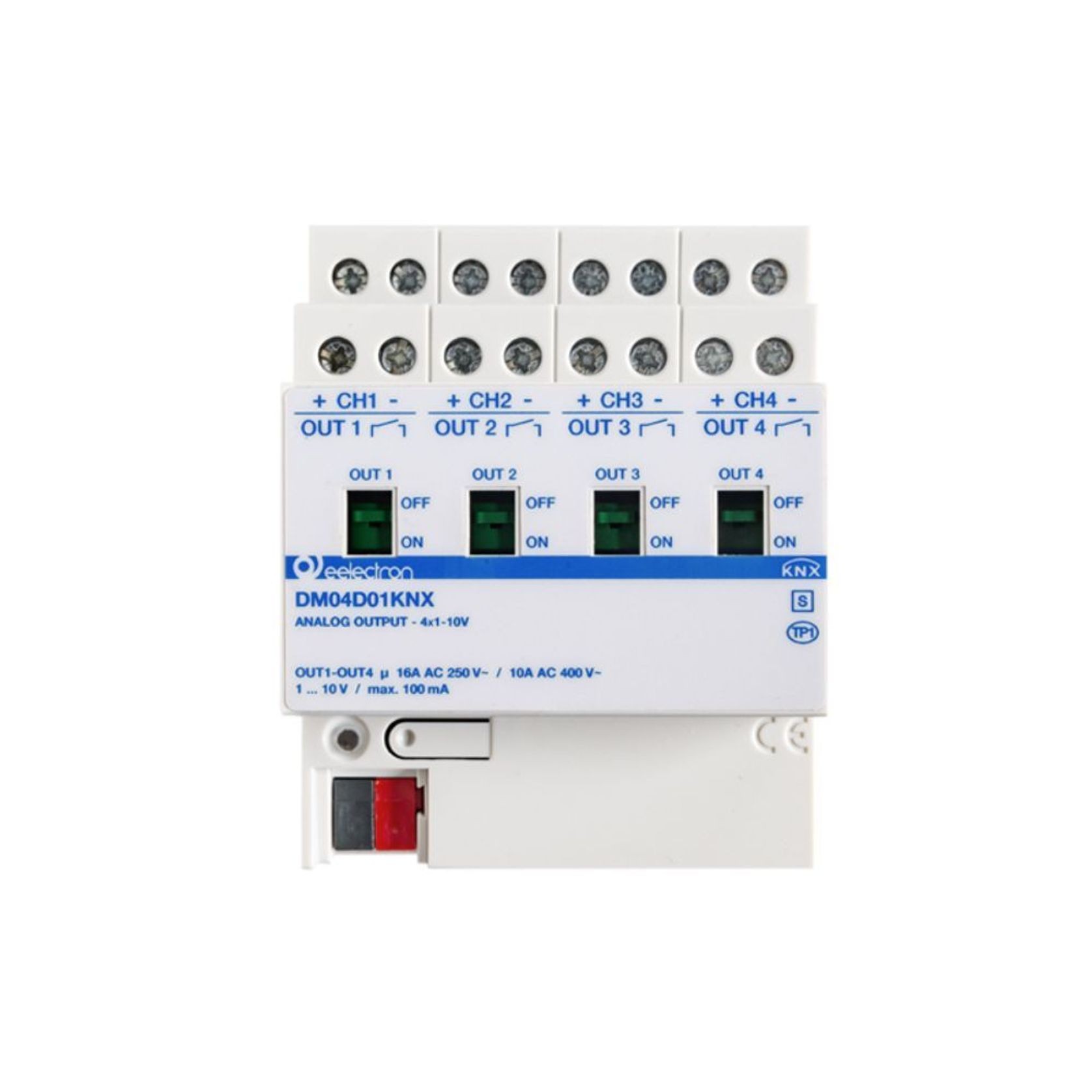 KNX 1-10V Dimmer 4 Channels gallery detail image