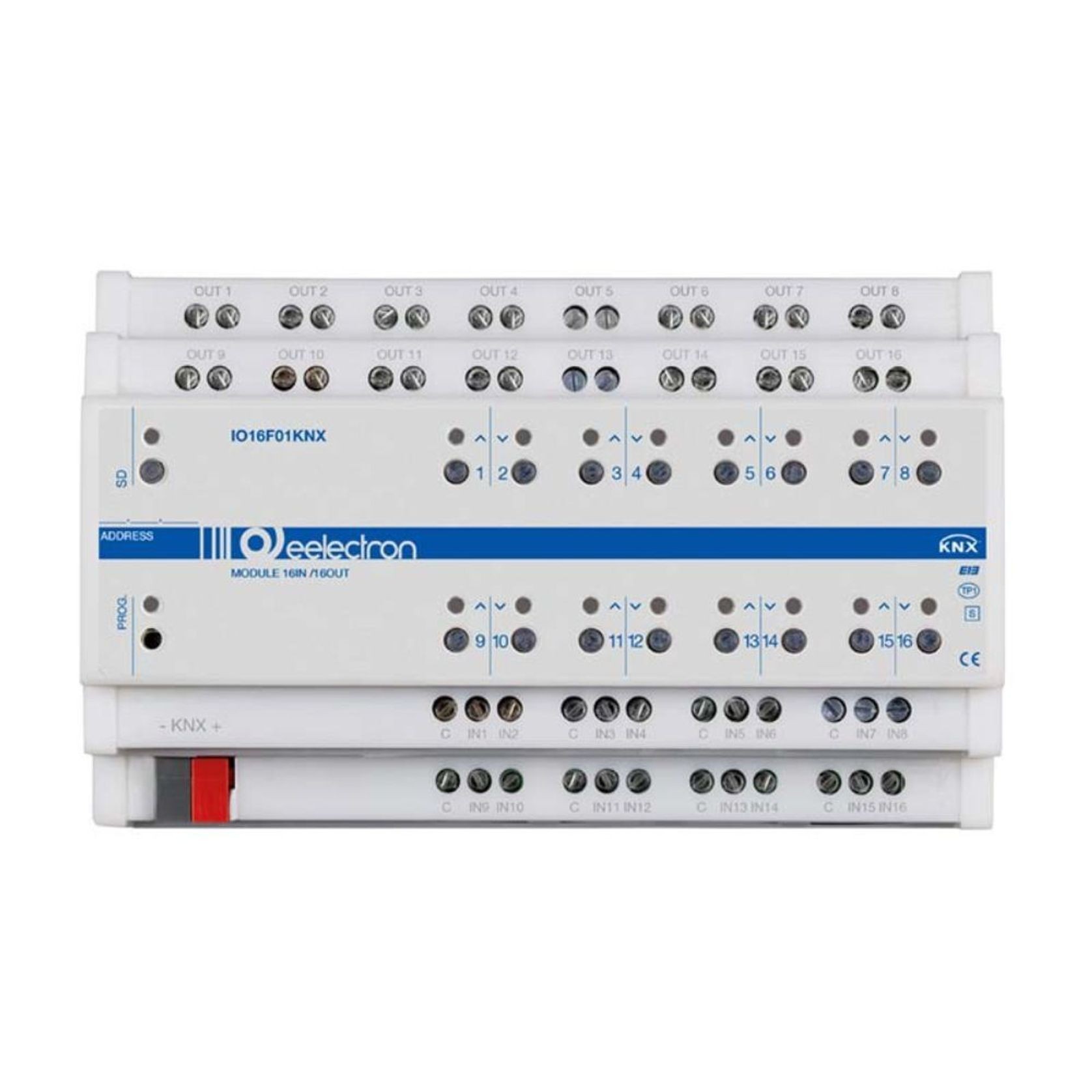 KNX Universal DIN Module 16 IN / 16 OUT Plus gallery detail image