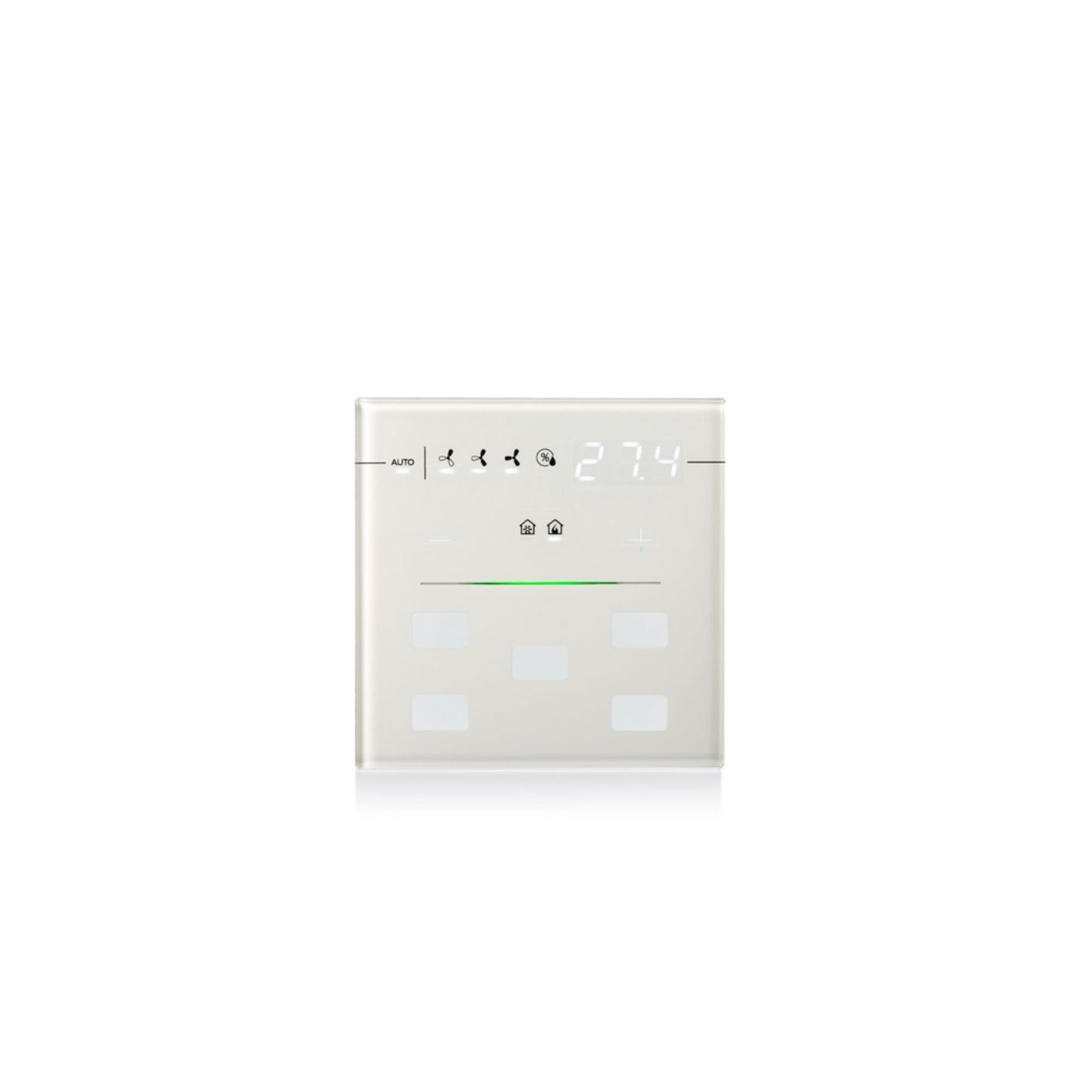 KNX Capacitive Hotel Thermostat gallery detail image