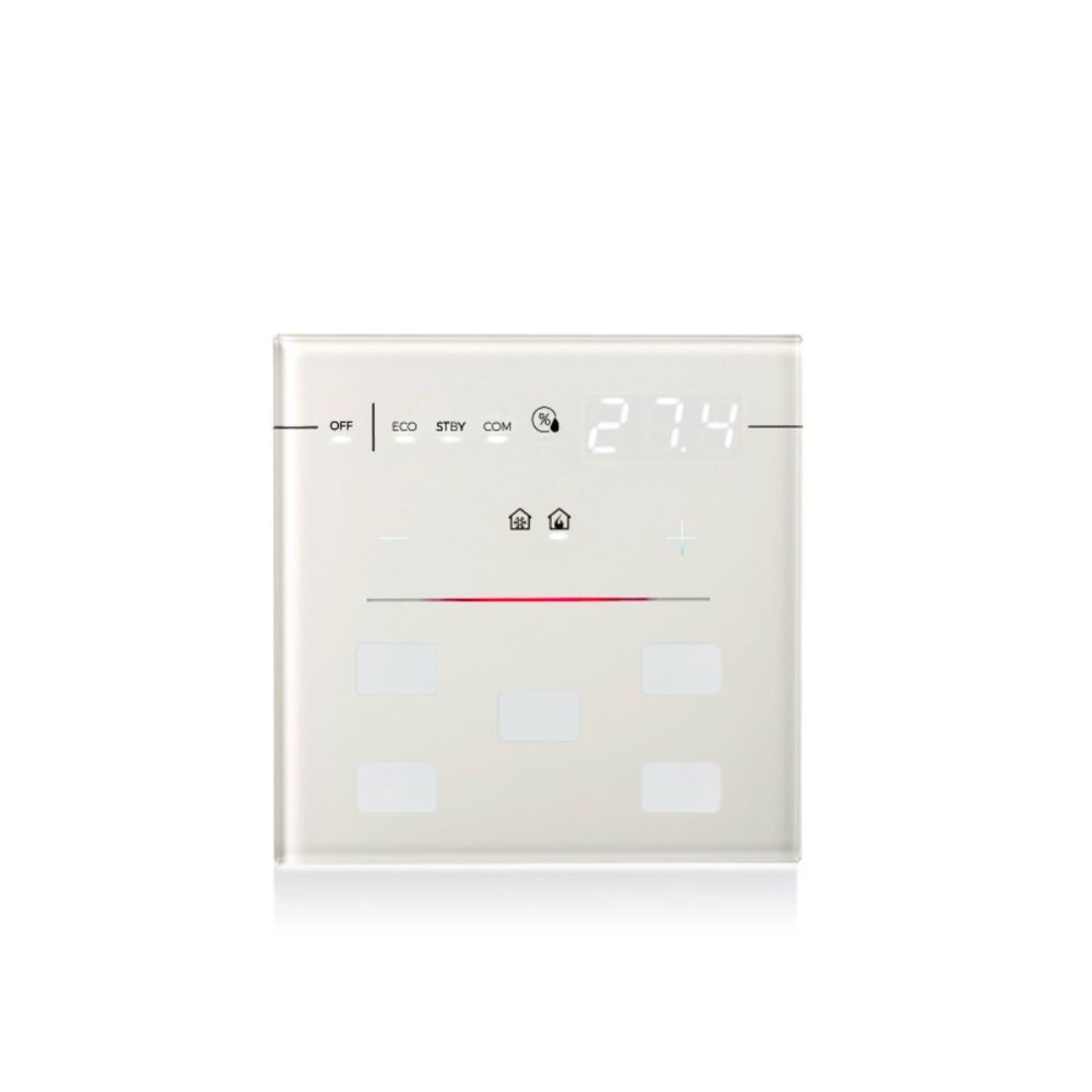 KNX Capacitive Residential Thermostat gallery detail image