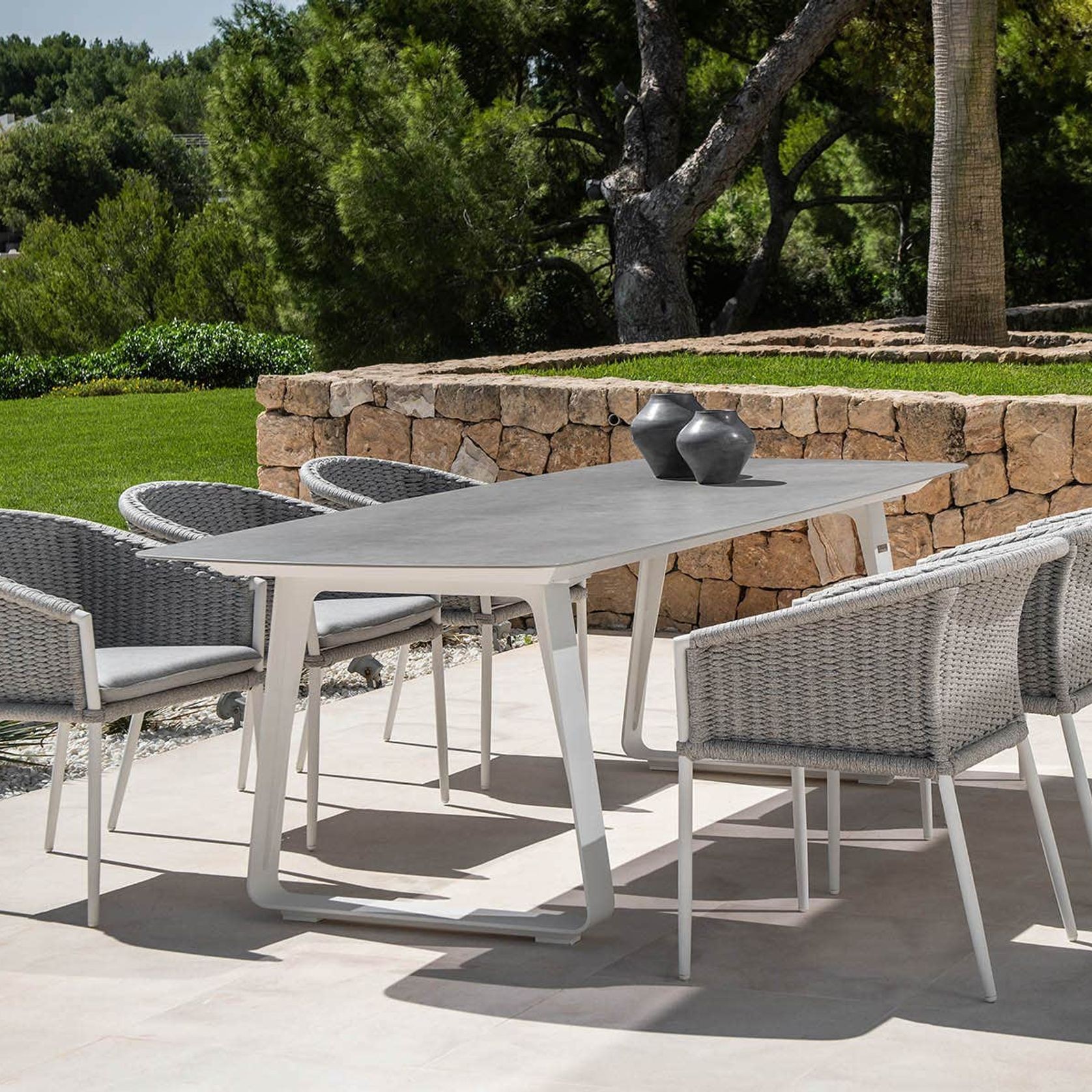 Elko Outdoor Ceramic Dining Table 240 x 100cm gallery detail image
