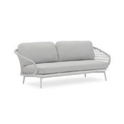 Verona Two Seater Outdoor Lounge - Light Grey gallery detail image