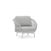 Verona Outdoor Lounge Chair - Light Grey gallery detail image
