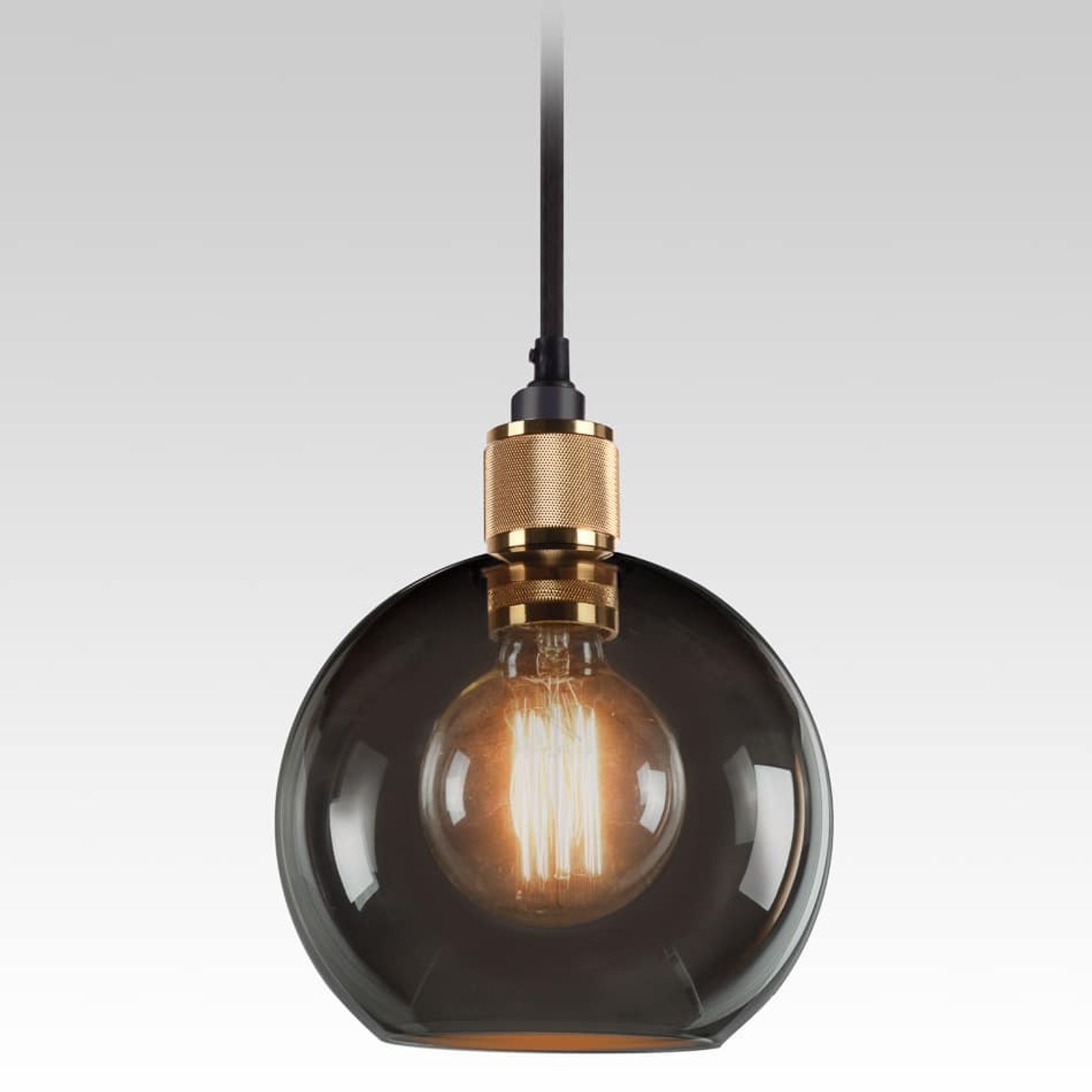 Esfera Deluxe Pendant 200 (Grey/Gold) gallery detail image