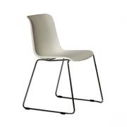 Ropa Sled Visitor Chair White gallery detail image
