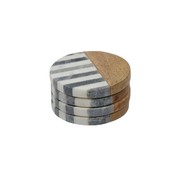 Marble Inlay Coasters - set of 4 gallery detail image