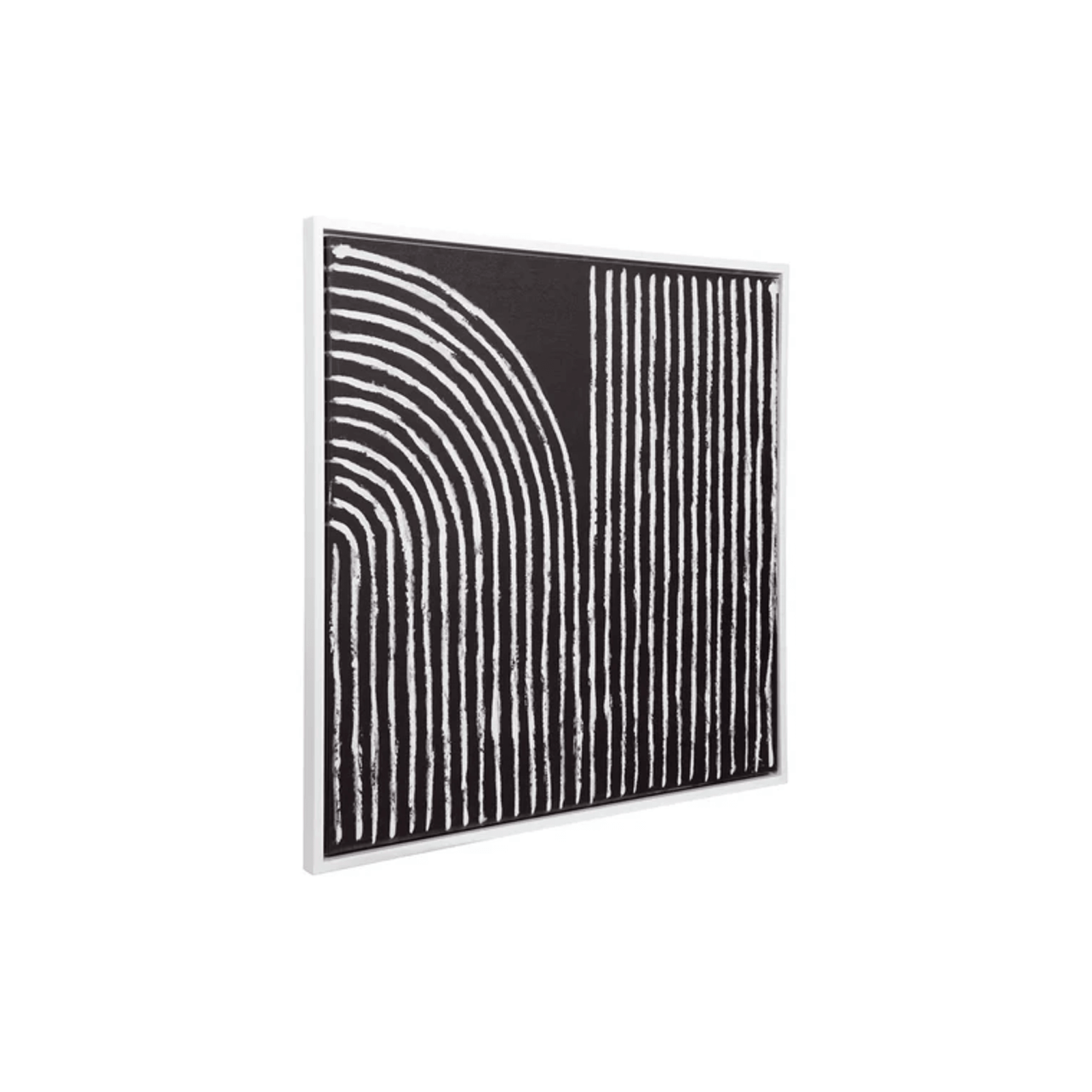 Black and White Abstract Enhanced Canvas Print gallery detail image