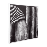 Black and White Abstract Enhanced Canvas Print gallery detail image