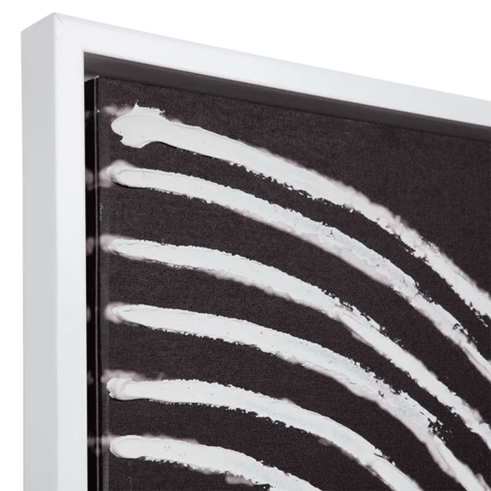 Black and White Abstract Enhanced Canvas Print gallery detail image