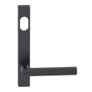 Narrow Plate Lever #11 Cylinder/Concealed BLK gallery detail image