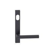 Narrow Plate Lever #11 Cylinder/Concealed BLK gallery detail image
