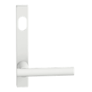 Narrow Plate Lever #12 Cylinder/Concealed WHT gallery detail image