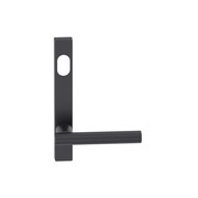Narrow Plate Lever #12 Cylinder/Concealed BLK gallery detail image