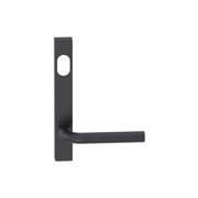 Narrow Plate Lever #13 Cylinder/Concealed BLK gallery detail image
