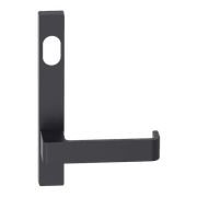 Narrow Plate Lever #31 Cylinder/Concealed BLK gallery detail image