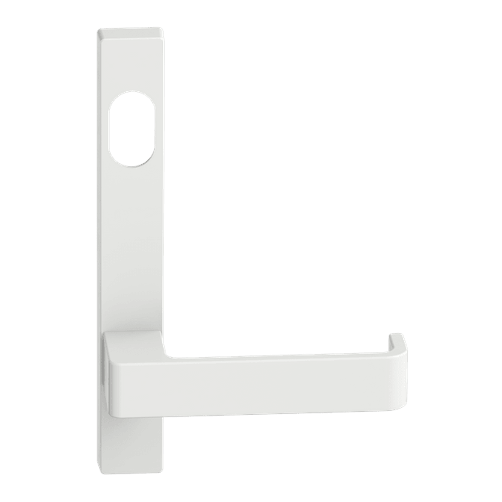 Narrow Plate Lever #31 Cylinder/Concealed WHT gallery detail image