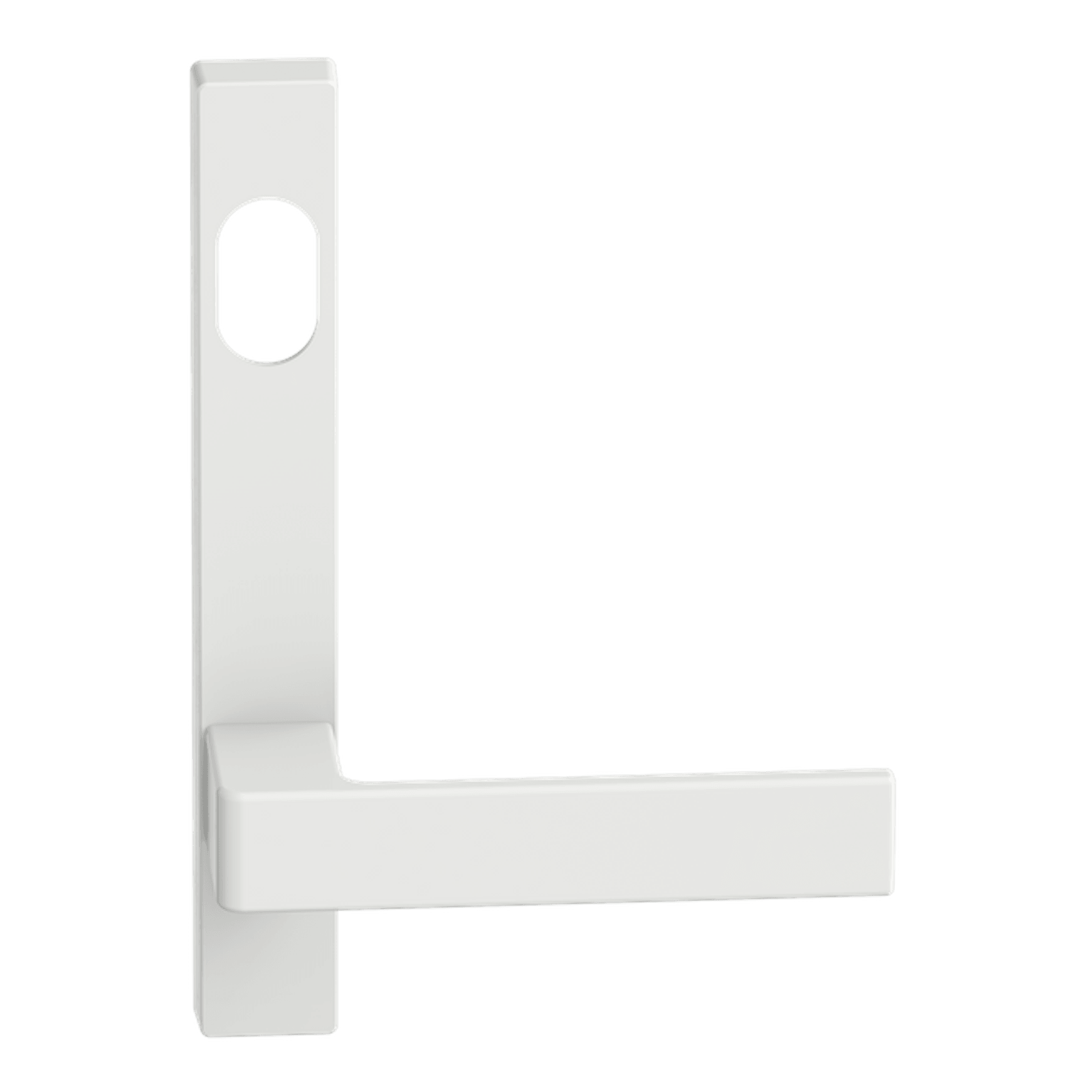 Narrow Plate Lever #32 Cylinder/Concealed WHT gallery detail image